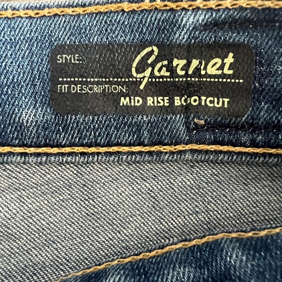 Red Engine Mid-rise Boot Cut Jeans 27 - Picture 6 of 6